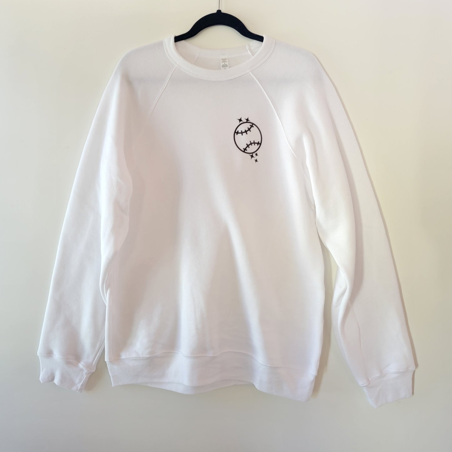 Baseball Crewneck Sweater Busy Raising Ballers